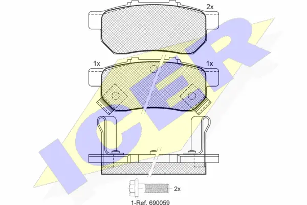 Brake Pad Set, disc brake (181024)