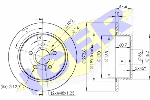 Brake Disc (78BD7033-2)