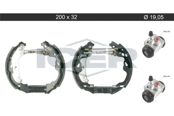 Brake Shoe Set (79KT0110 C)