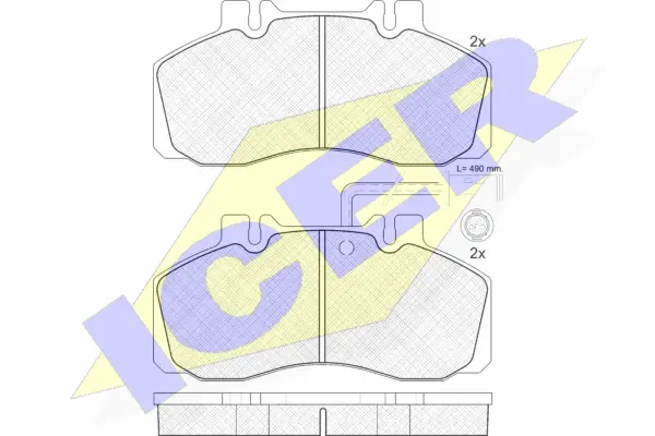 Brake Pad Set, disc brake (150903)