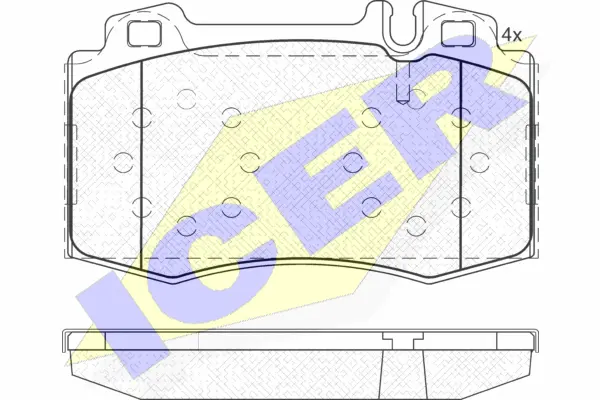 Brake Pad Set, disc brake (181389)