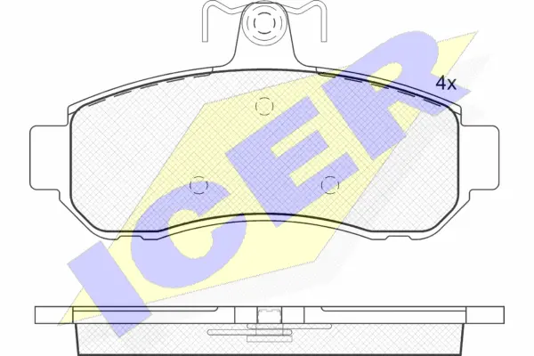 Brake Pad Set, disc brake (181752)