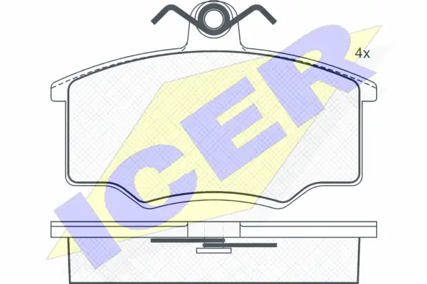 Brake Pad Set, disc brake (180318)