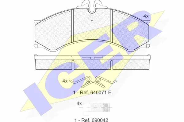 Brake Pad Set, disc brake (141126-204)
