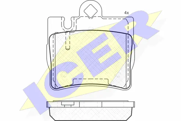 Brake Pad Set, disc brake (181390)