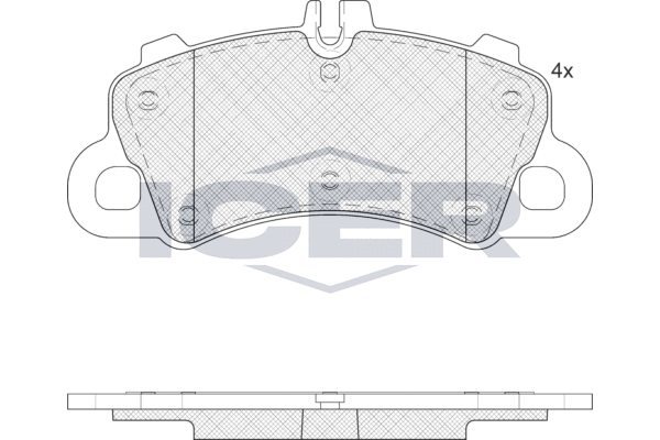 Brake Pad Set, disc brake (182459)