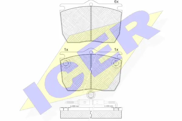 Brake Pad Set, disc brake (161032)