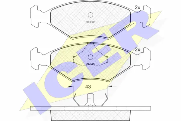 Brake Pad Set, disc brake (181148)