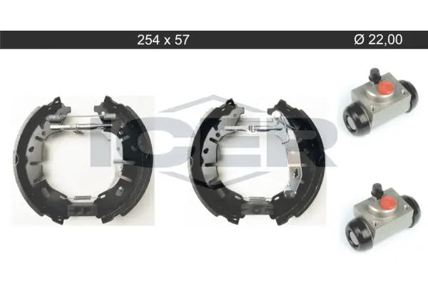 Brake Shoe Set (79KT0126 C)