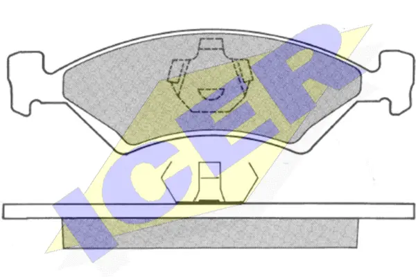 Brake Pad Set, disc brake (180456)