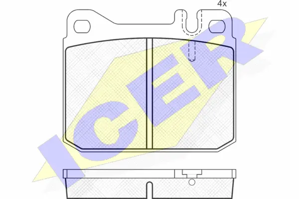 Brake Pad Set, disc brake (180197)