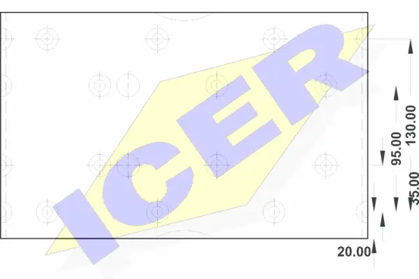Brake Lining Kit, drum brake (21 9503 00)