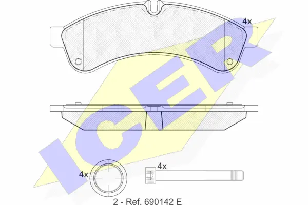 Brake Pad Set, disc brake (151880)