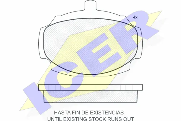 Brake Pad Set, disc brake (180024)