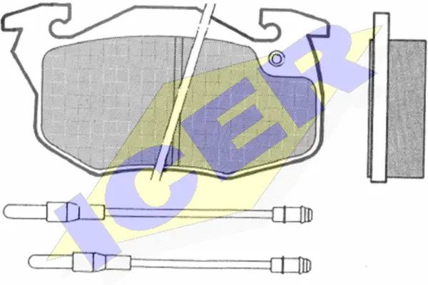 Brake Pad Set, disc brake (180867)
