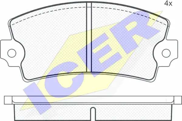 Brake Pad Set, disc brake (180139)