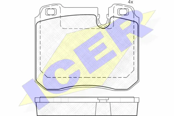 Brake Pad Set, disc brake (181625)