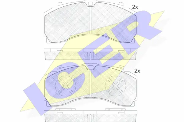 Brake Pad Set, disc brake (152124)