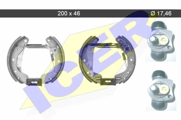 Brake Shoe Set (79KT0043 C)