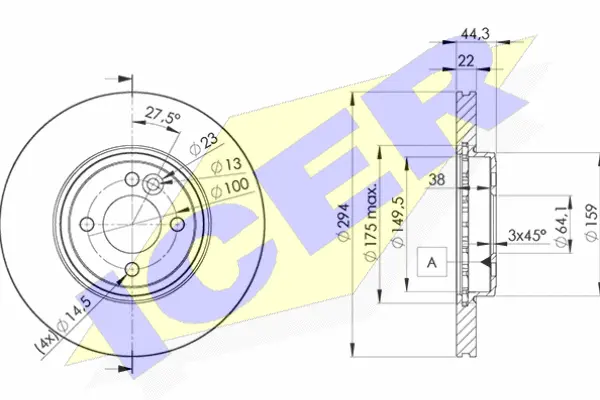Brake Disc (78BD2892-2)
