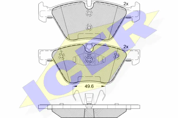 Brake Pad Set, disc brake (181795)