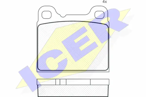 Brake Pad Set, disc brake (180890)