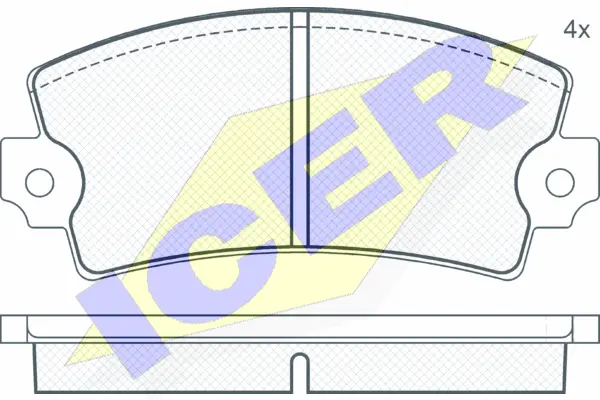 Brake Pad Set, disc brake (180089)