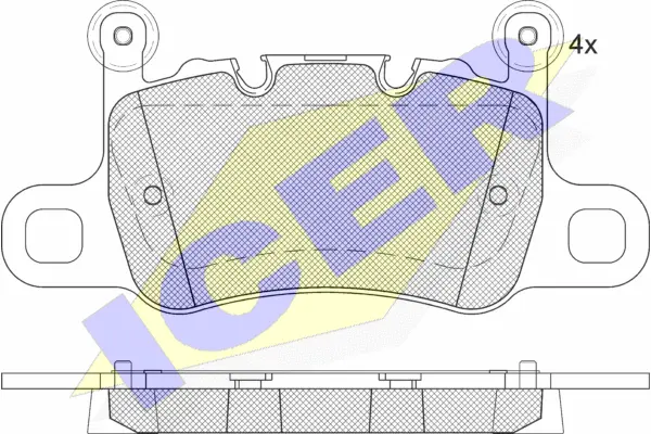 Brake Pad Set, disc brake (182348-208)