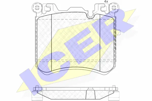 Brake Pad Set, disc brake (181984)