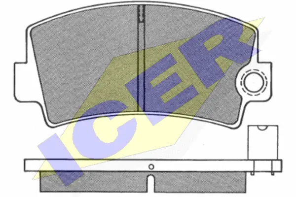 Brake Pad Set, disc brake (180320)