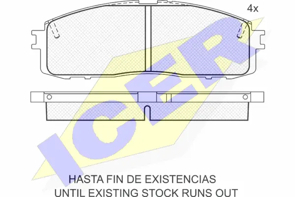 Brake Pad Set, disc brake (180619)