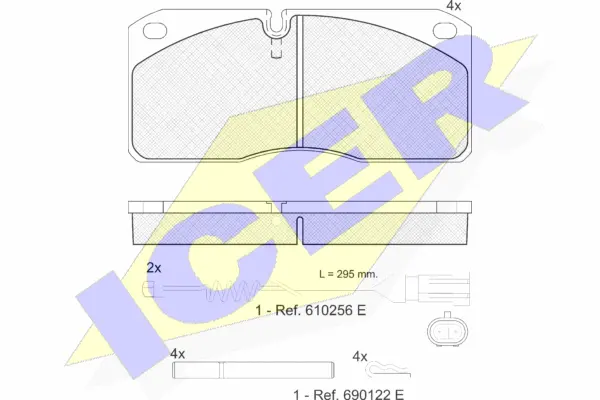 Brake Pad Set, disc brake (151078-117)
