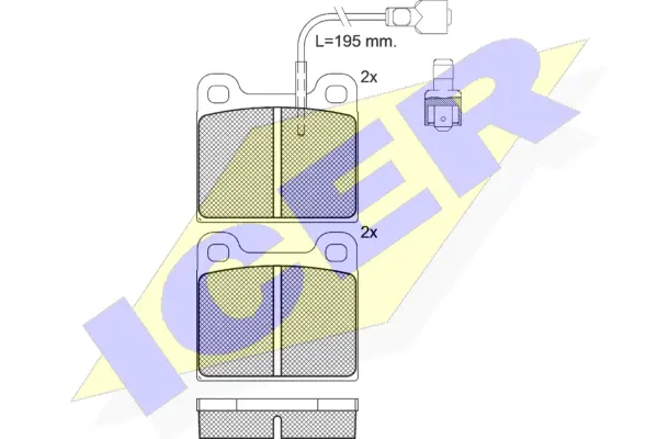 Brake Pad Set, disc brake (180243)