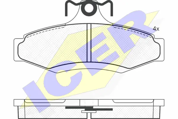 Brake Pad Set, disc brake (181261)