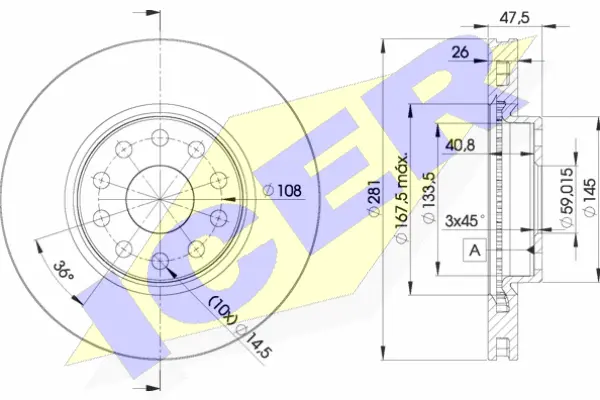 Brake Disc (78BD4639-2)