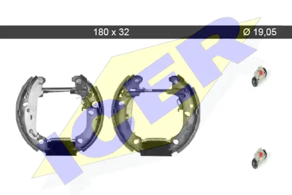 Brake Shoe Set (79KT0028 C)