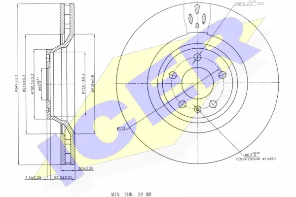 Brake Disc (78BD1245-1)
