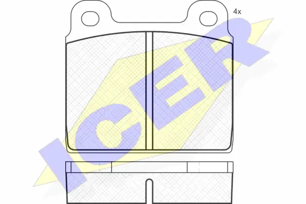 Brake Pad Set, disc brake (180011)