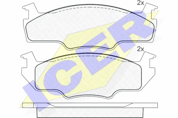 Brake Pad Set, disc brake (180333)