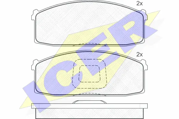 Brake Pad Set, disc brake (180396)