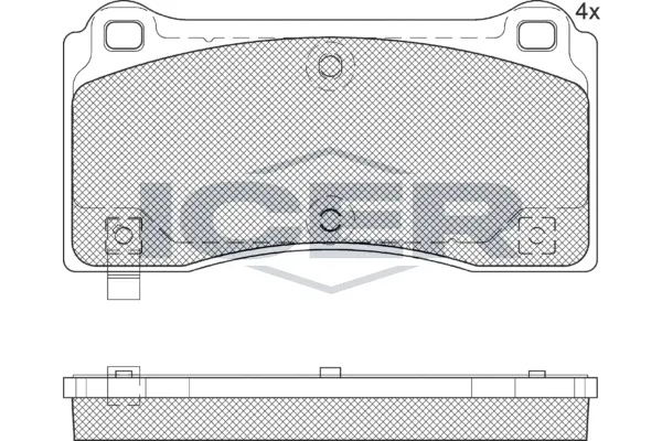 Brake Pad Set, disc brake (182406)