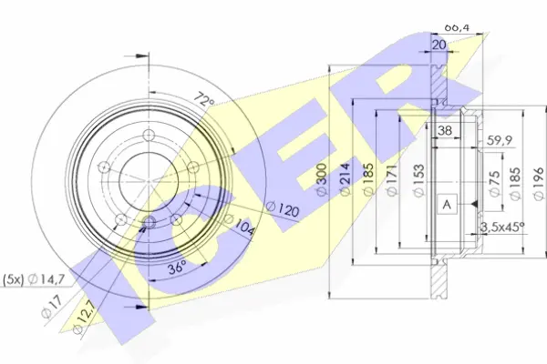 Brake Disc (78BD1974-2)