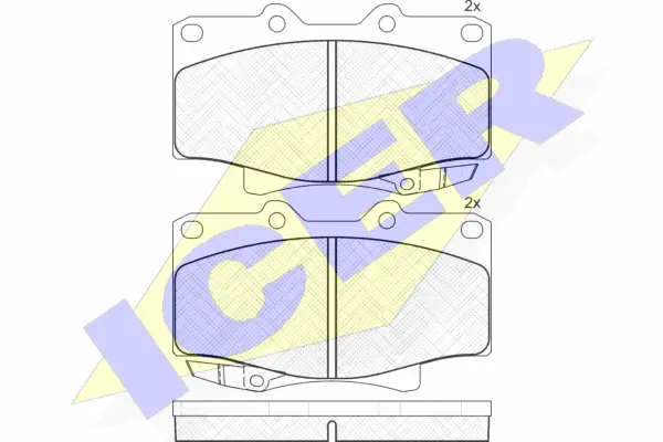 Brake Pad Set, disc brake (141026)