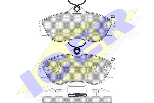 Brake Pad Set, disc brake (180872)