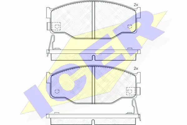 Brake Pad Set, disc brake (180606)