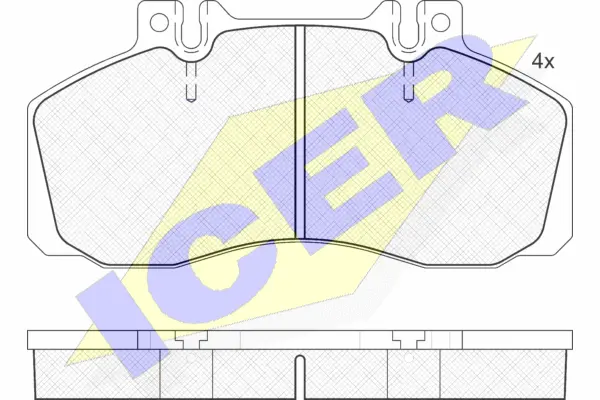 Brake Pad Set, disc brake (150722-204)
