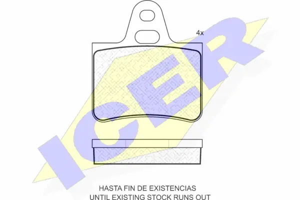 Brake Pad Set, disc brake (180138)