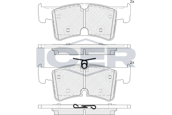Brake Pad Set, disc brake (142480)
