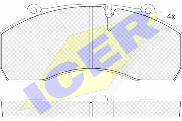 Brake Pad Set, disc brake (151423)