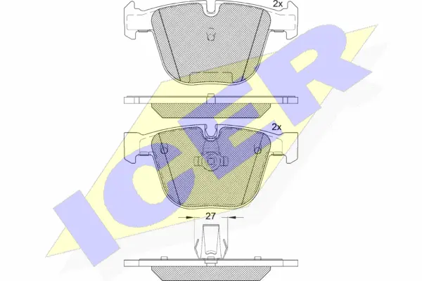 Brake Pad Set, disc brake (181949)